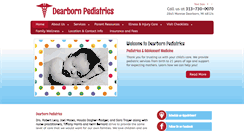 Desktop Screenshot of dearbornpeds.com